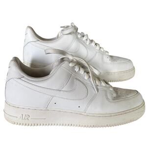 Nike Air Force 1 Low '07 Triple White Sneakers CW2288-111 Men's Size 12